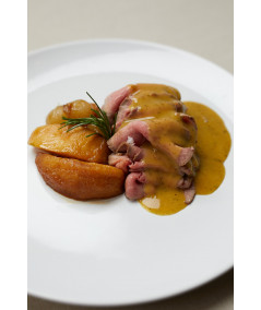 Roast beef de solomillo de ternera a "virutas"