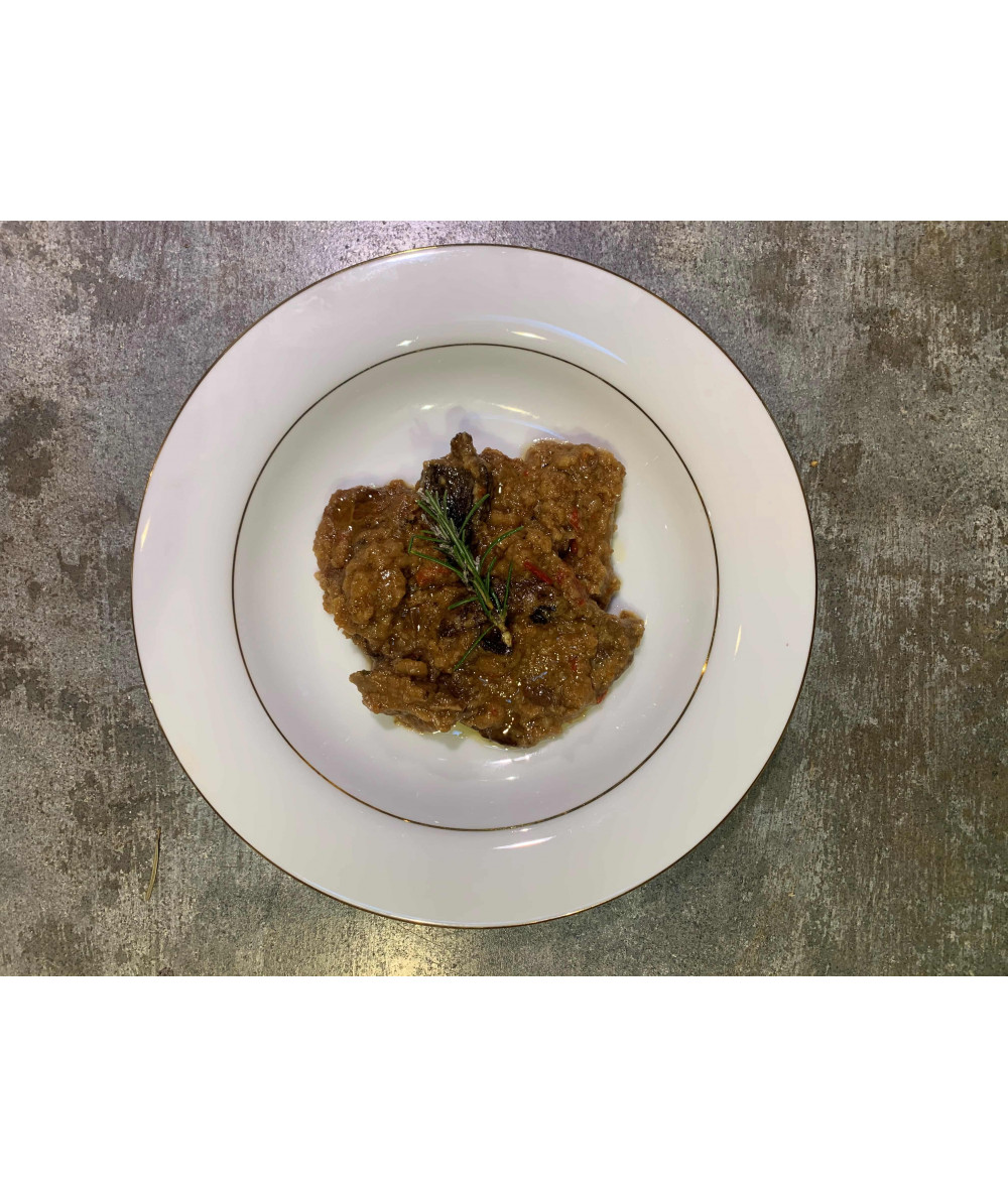 Fricandó de ternera con ceps