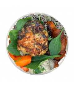 Chicken & Spinach Burger