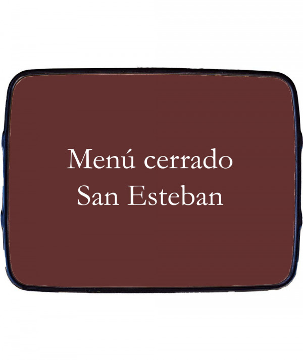 Menú cerrado san esteban