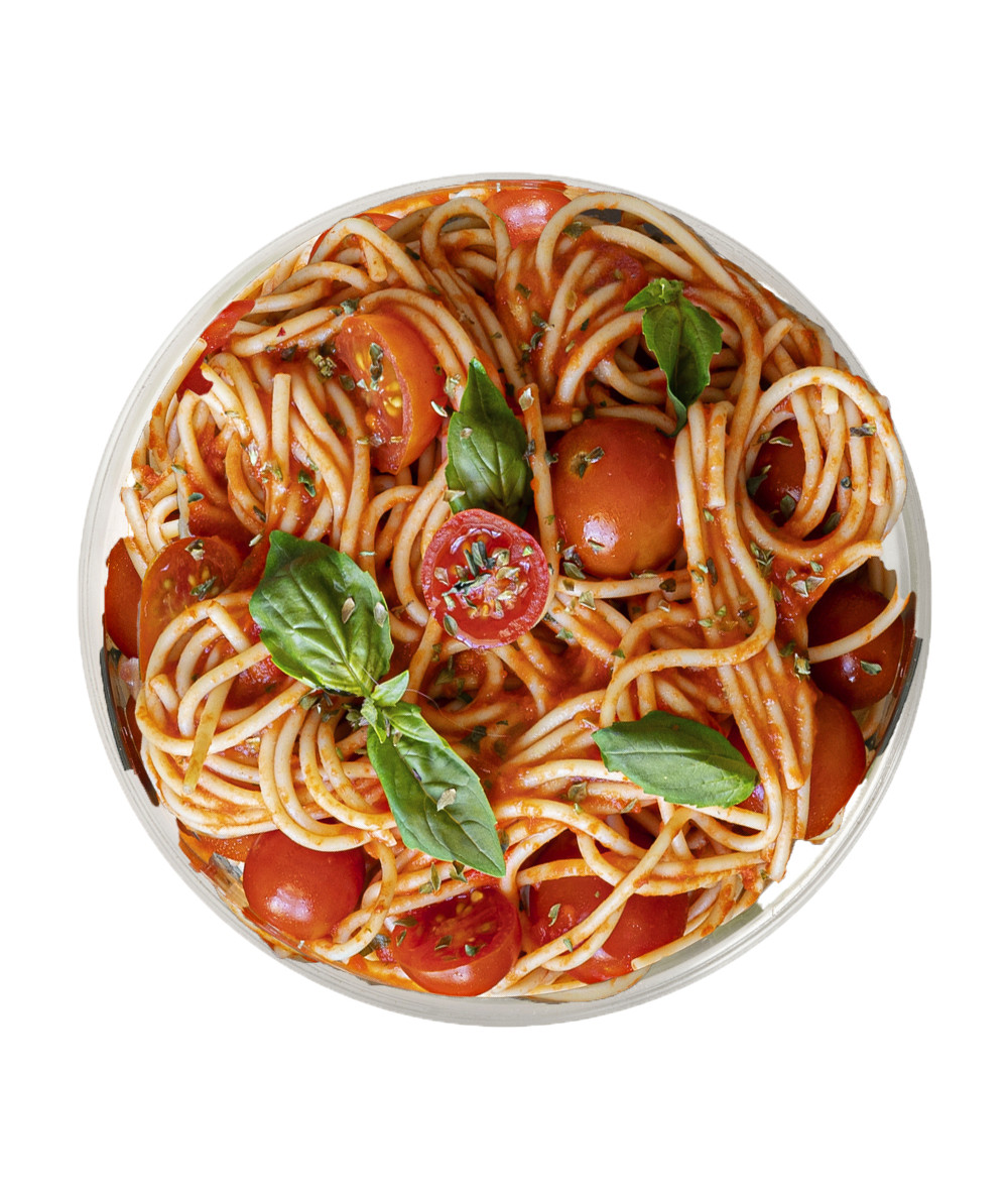 Espaguetti Pomodoro con Tomate y Parmesano