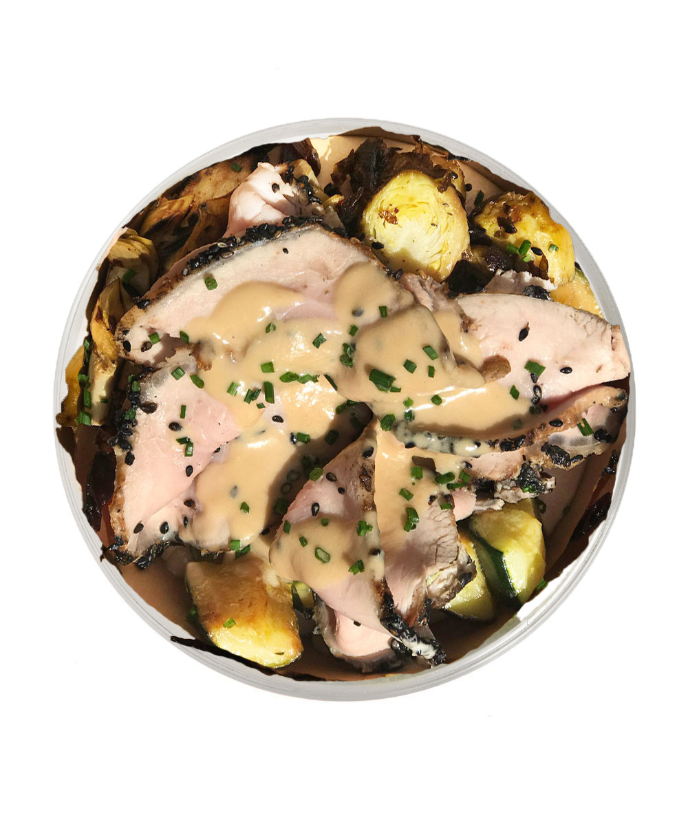 Llom Cruixent amb Sèsam i Miso