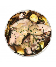 Lomo Crujiente con Sésamo y Miso