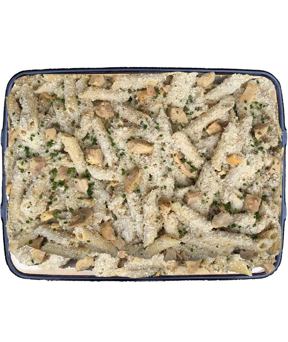 Penne amb Salsa de Bolets i Pollastre