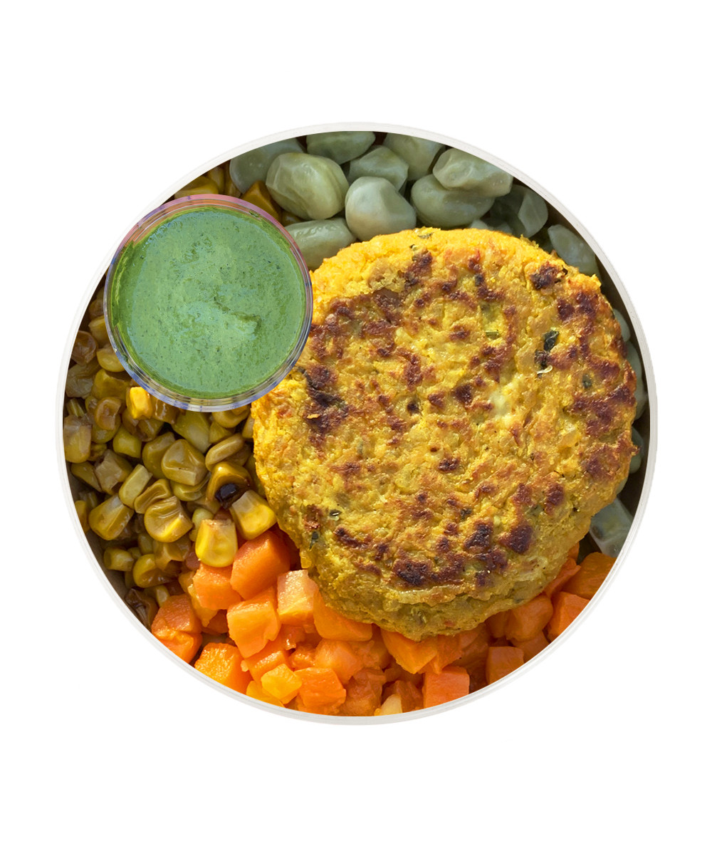 Hamburguesa Vegana Bombay