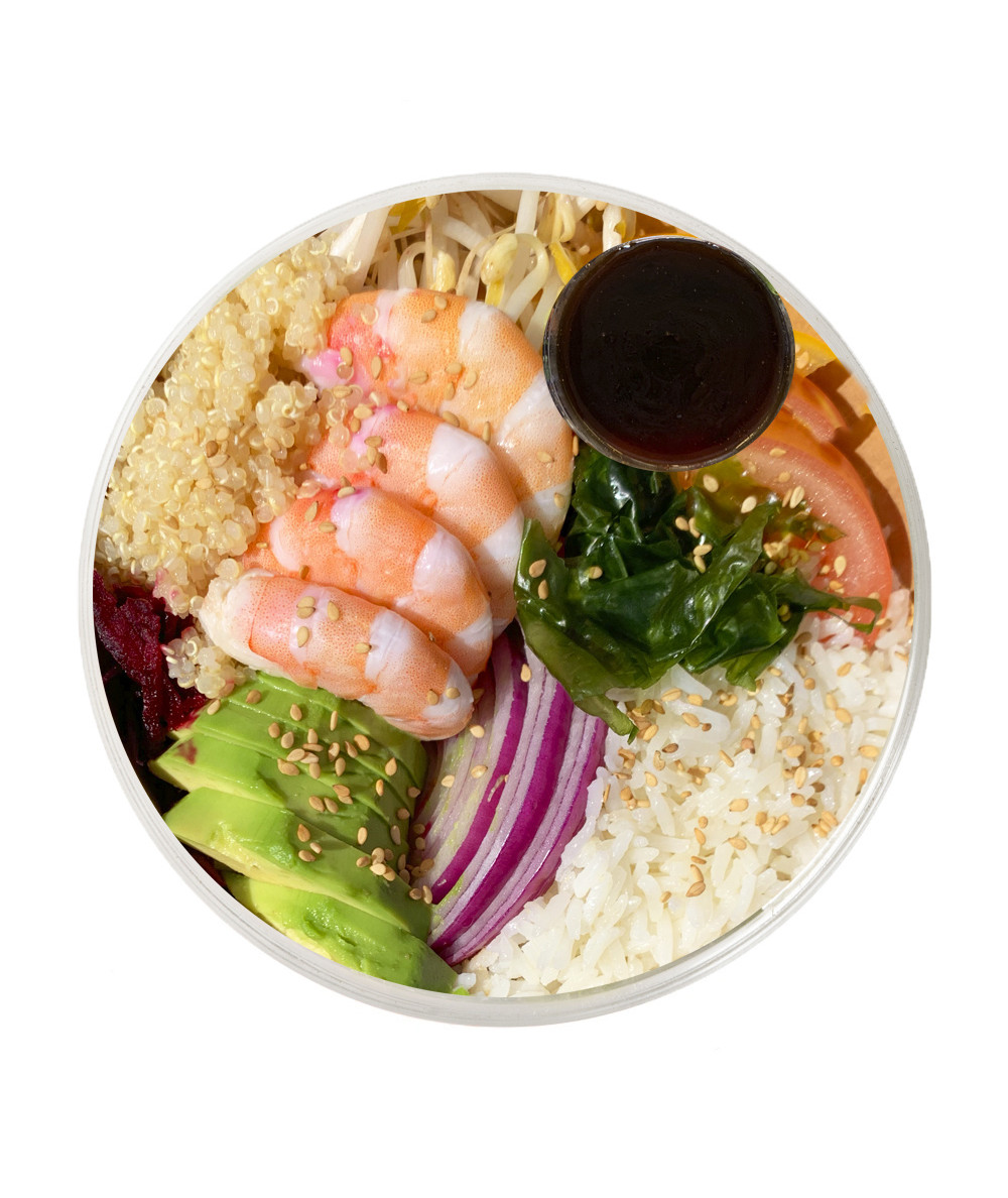 Prawn Poke Bowl