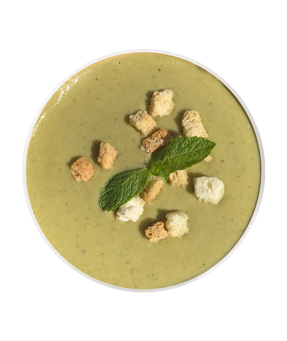 Crema de Guisantes y Menta