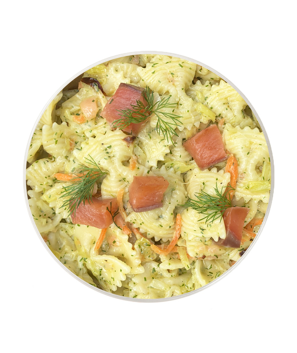 Farfalle amb Salmó Fumat