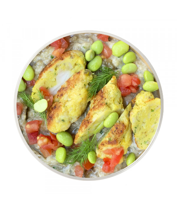 Fish kroket with Aubergine...