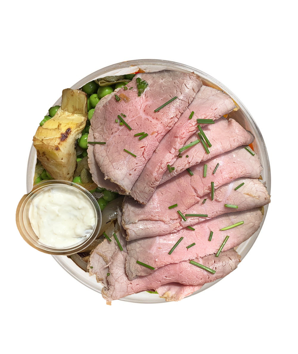 Roast Beef con Salsa Tártara y...