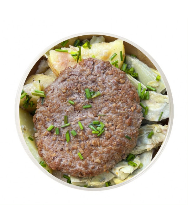 Beef Burger with Potatoes...