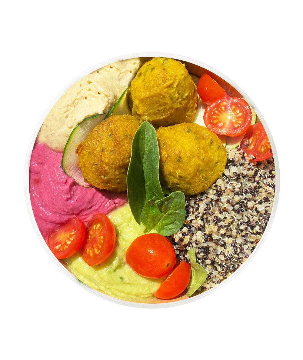 Rainbow Falafel Bowl