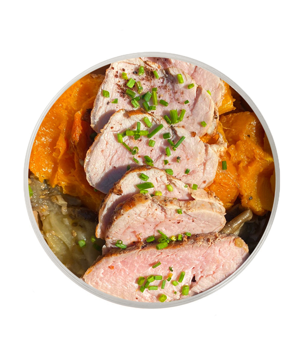 Baked pork tenderloin