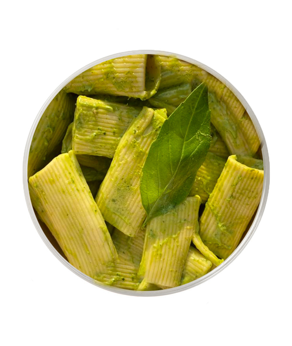 Pasta Rigatoni con Pesto de Aguacate