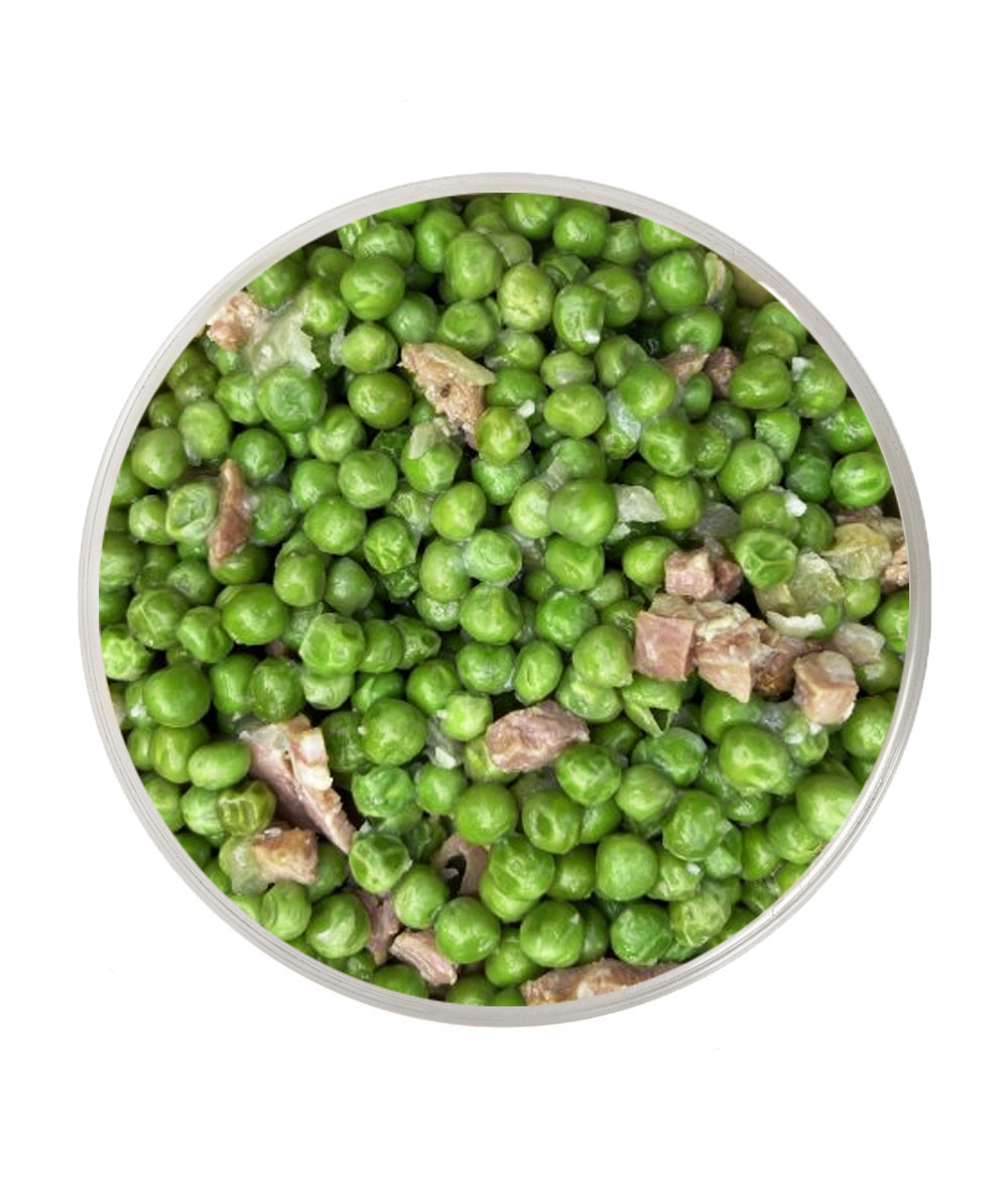 Sautéed Peas with Ham