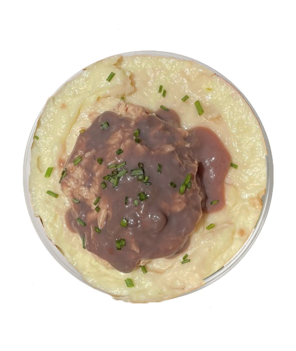 Melós de Pollastre amb Puré de Patates