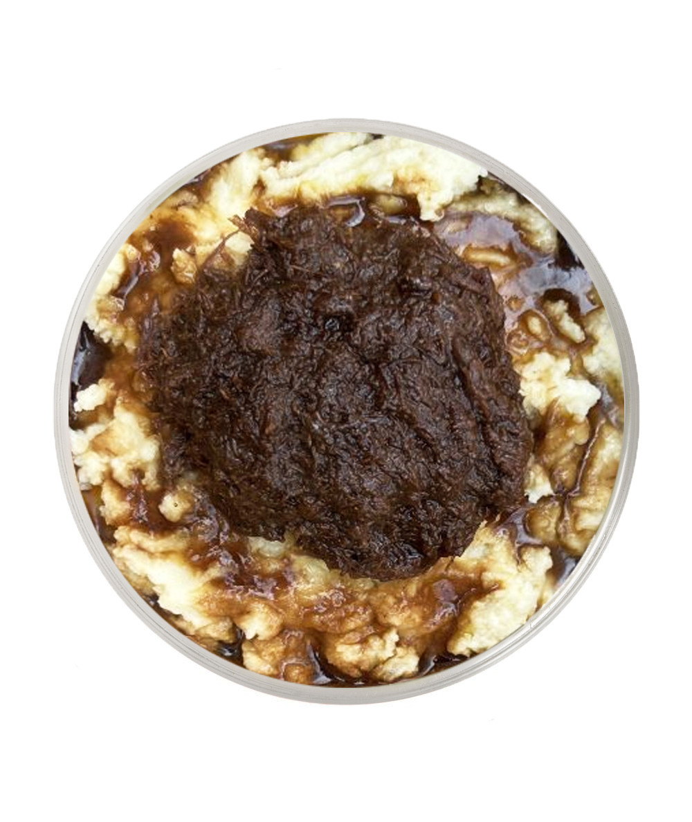 Melós de Pollastre amb Puré de Patates