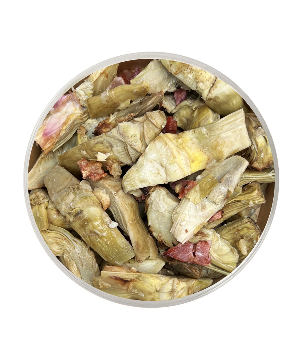 Artichokes with Iberian Ham Shavings