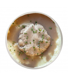 Melós de Pollastre amb Puré de Patates