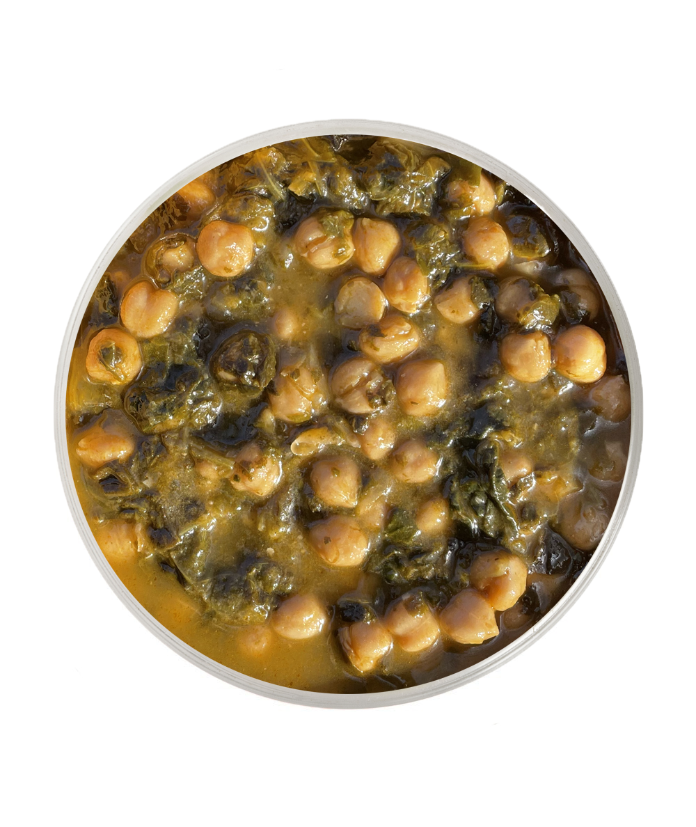 Vegano - Garbanzos con Espinacas