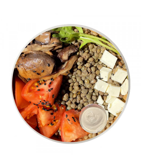 Lentil & Shiitake Salad