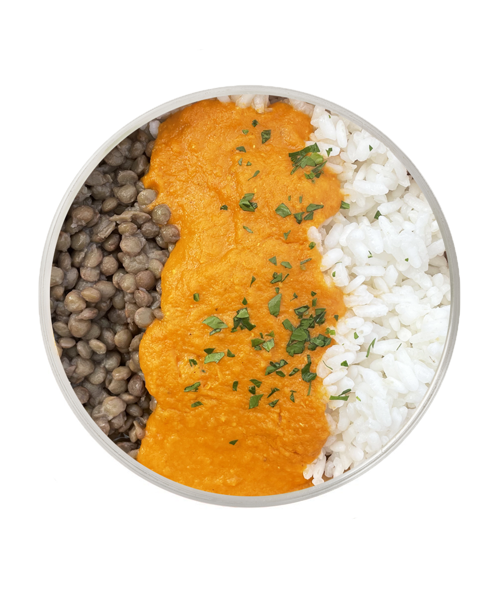 Curry Vegano de Lentejas