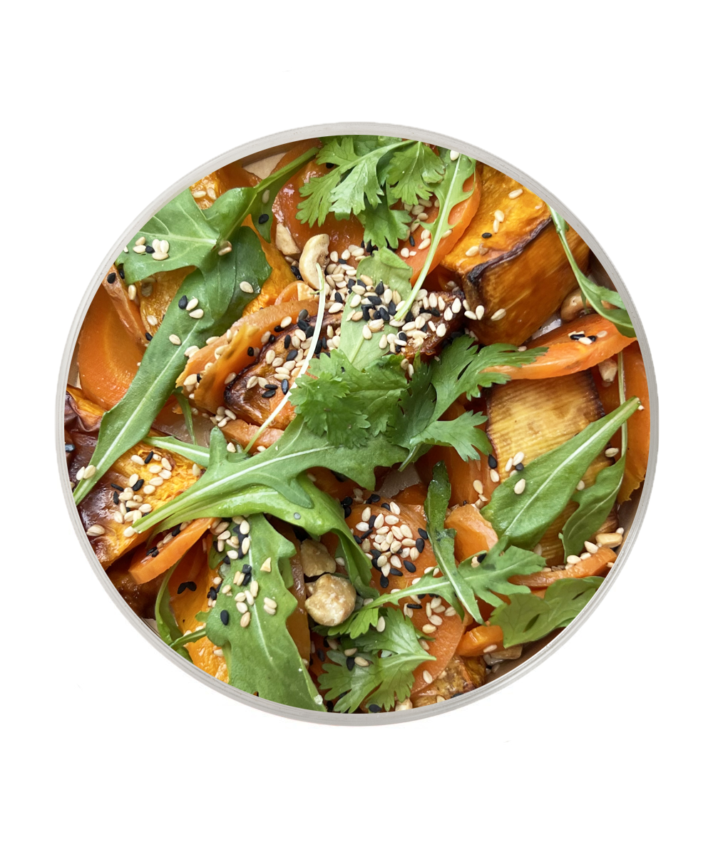 Pumpkin Wedge & Baked Carrot