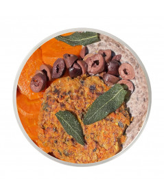 Vegan Pumpkin Burger with Sage Aroma