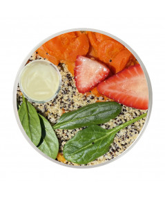 Amanida de Quinoa amb Maduixes & Pastanaga