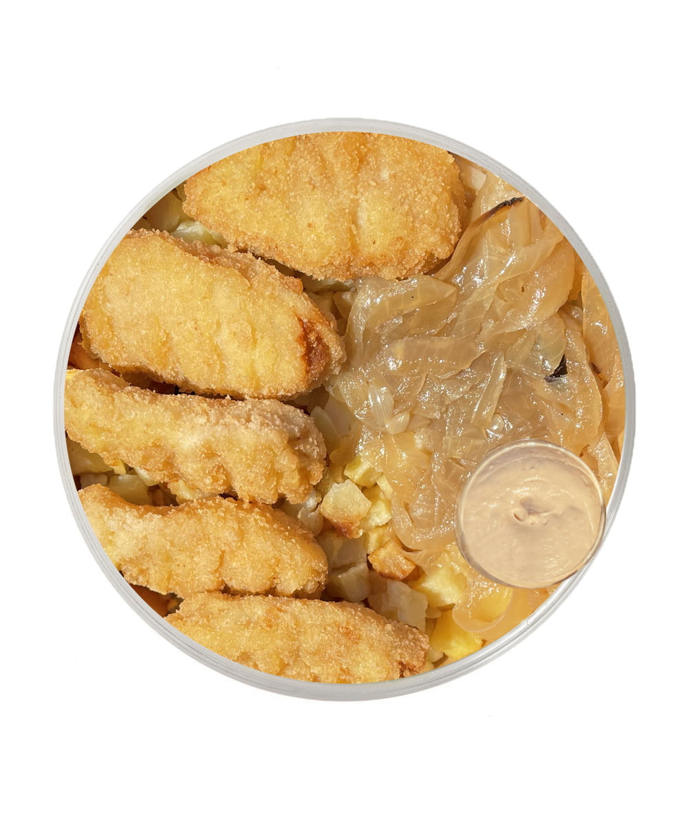 Heura Nuggets with Potatoes