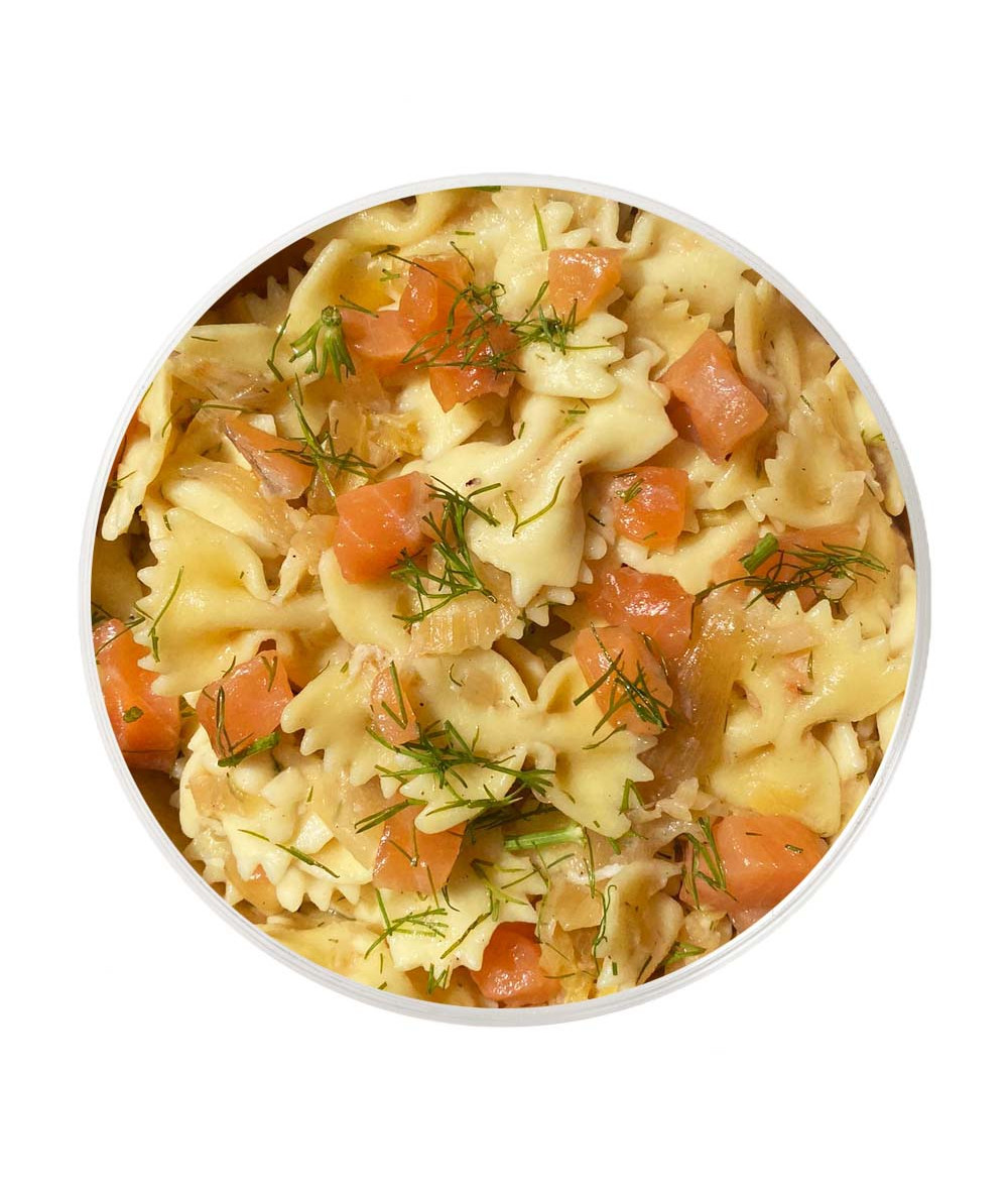 Farfalle con Salmón Ahumado