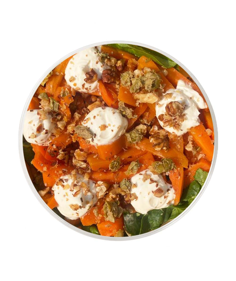 Roasted Carrots with Orange and Labneh