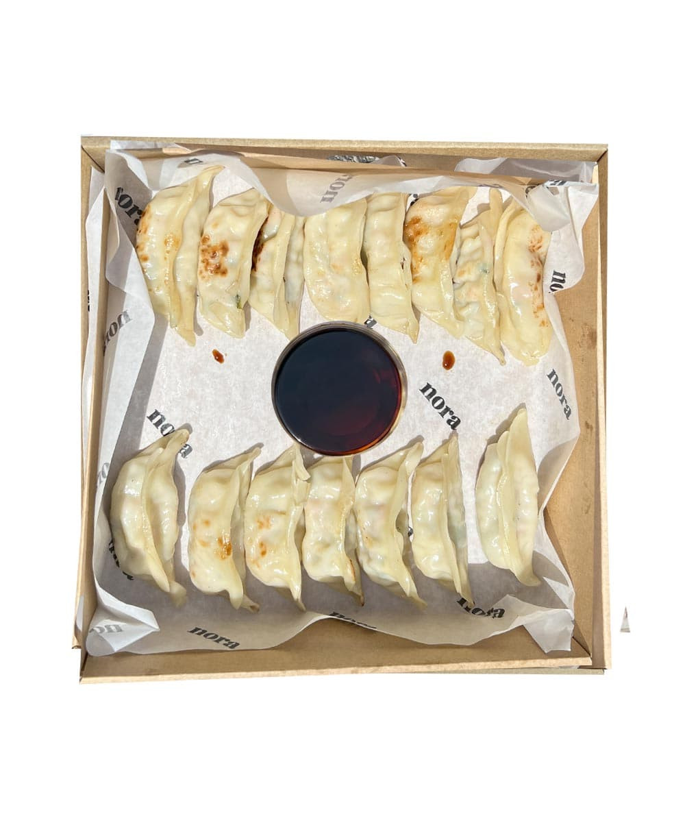 Prawn gyozas