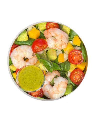 Ensalada de Mango, Gambas y Aguacate