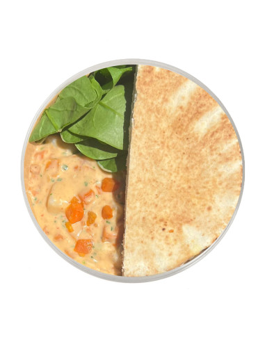 Pita con Relleno de Langostino