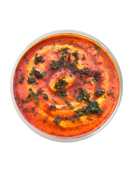 Shot Hummus with Crudités