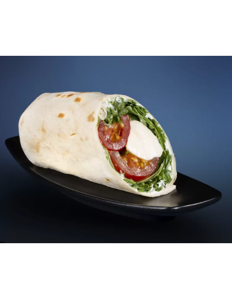 Mini Wrap de Salmón, Aguacate y Rúcula