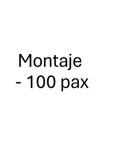 Montaje -100 pax