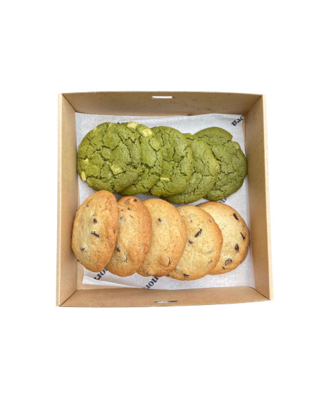 Box Cookies Te matcha i Nutella