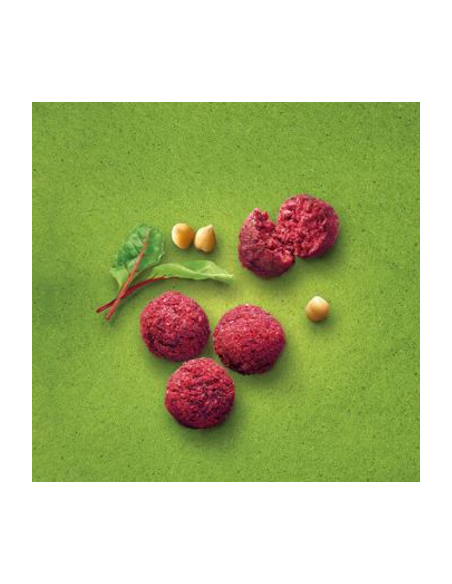 Falàfel vermell de Nestlé amb hummus