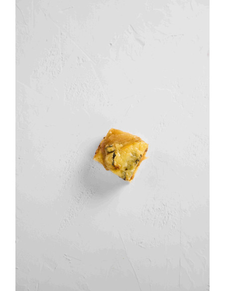 Troç de Focaccia de Gorgonzola i Ceba