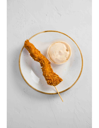 Chicken Fingers Coated with Japanese...