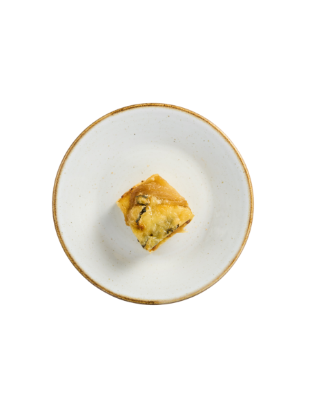 Troç de Focaccia de Gorgonzola i Ceba