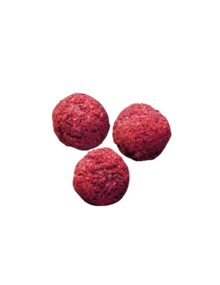 Beetroot Falafel with Hummus
