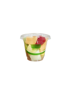 Vaso de fruta cortada