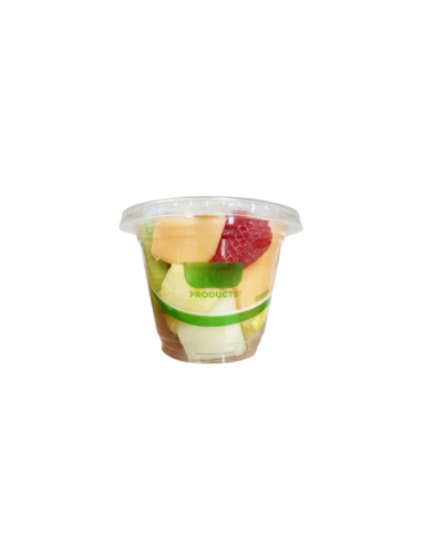 Vaso de fruta cortada