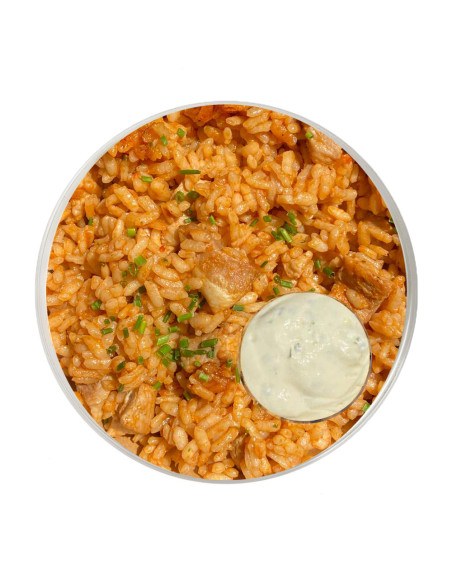 Arròs de secret de porc