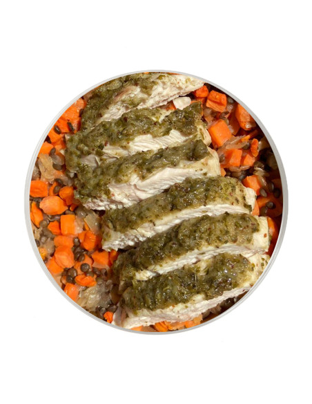 Gall Dindi amb Mostassa i Romaní