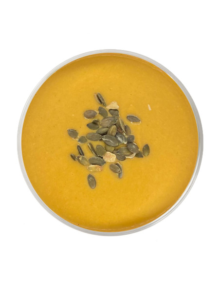 Crema de Lentejas Rojas y Calabaza