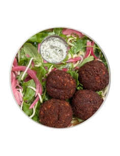 Red Beetroot Falafel with...